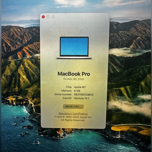 M1 MacBook Pro 256gb - Picture 1 of 6